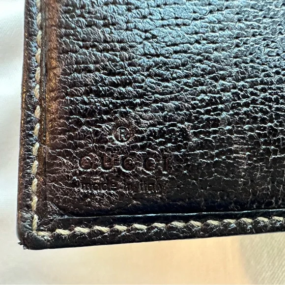 Gucci  Monogram Princy Sherry Line Compact  Wallet with Bow - Picture 4 of 6